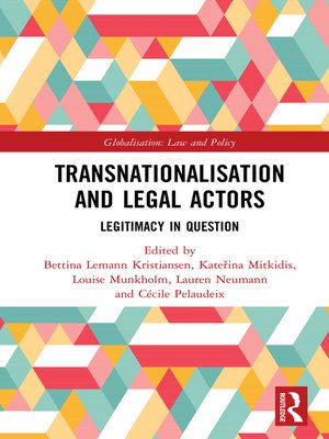 cover image of Transnationalisation and Legal Actors
